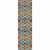 Sacred Trail Red Burst Rug - 2 x 8