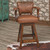 Saddleman Tooled Leather Barstool