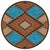 San Pedro Rust Rug - 8 Ft. Round