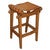 Santa Fe Rustic Barstool with Nail Heads