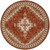 Sedona Nights Red Rock Rug - 8 Ft. Round