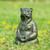 Serene Yoga Bear Garden Sculpture