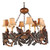 Short Tailed Quail Chandelier