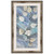 Silver Leaves on Blue II Framed Print