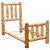 Traditional Log Complete Bed - Twin