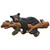 Sleepy Bear Carved Wood Wall Art