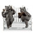 Sophisticated Bears Garden Sculpture