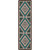 Southwest Nights Turquoise Rug - 2 x 8