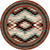 Southwest Sawtooth Rug - 8 Ft. Round