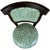 Spanish Heritage Swivel Barstool with Back - Turquoise