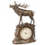 Stag Clock - Vintage Gold