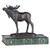 Standing Moose and Book Sculpture
