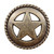 Star with Rope Cabinet Knobs - Set of 2 - Small