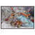 Startled Bunnies Framed Canvas