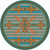 Tempest Turquoise & Gray Rug - 8 Ft. Round