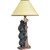Three Black Bears Table Lamp - SALE