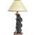 Three Black Bears Table Lamp - SALE
