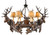 Three Royal Stags Chandelier