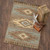 Three Spirits Blue Rug - 8 x 10