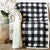 Timber Black & White Plaid Throw