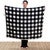 Timber Black & White Plaid Throw