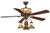 Timberland Ceiling Fan with Moose Downlights