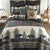 Timberland Plaid Bear Quilt - King
