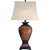Tooled Leather Old West Lamp