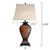 Tooled Leather Old West Lamp