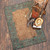 Tooled Turquoise Rug - 8 x 11
