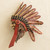 Tribal Chief 3-D Sculpture Wall Art