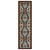 Tribal Rain Turquoise Rug - 2 x 8