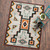 Tribal Rain Turquoise Rug - 5 x 8