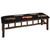 Trout Hooked Wool Hickory Bench - Large