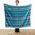 Turquoise Ways Plush Throw
