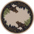 Twin Bears Rug - 8 Foot Round