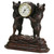 Two Bears Black Forest Clock