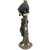 Two Black Bears Climbing Sculpture - Large