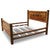 Bear Paw Barnwood Bed w/Bear Carvings - Full