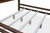 Bear Paw Barnwood Bed w/Bear Carvings - Queen