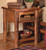 Pine Crest Bear Log Nightstand