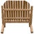 Unfinished Voyageur Two-Person Adirondack Chair