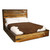 Rustic Barnwood Platform Bed - King