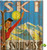 Waving Skier Personalized Corrugated Metal Sign