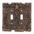 Western Ranch Double Switch Plate