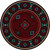 Whiskey River Red Rug - 8 Ft. Round