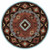 Whiskey River Rust Rug - 8 Ft. Round