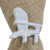 White Adirondack Chair Napkin Rings - Set of 4