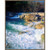 White Caps Framed Canvas