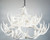 Whitetail Deer 24 Antler White Chandelier